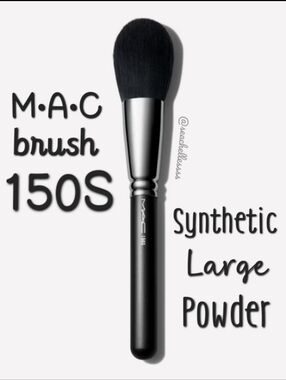 150S Mac Cosmetics Synthetic Large Powder Brush Brand New in Package Authentic